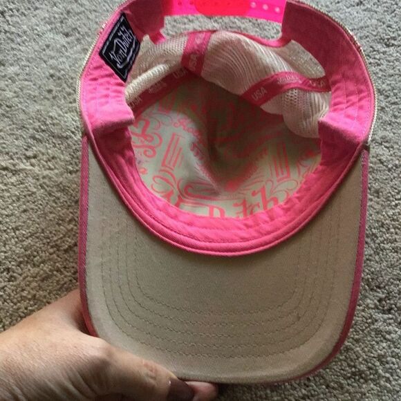 Von Dutch Stable Pink Trucker Hat - Picture 4 of 5